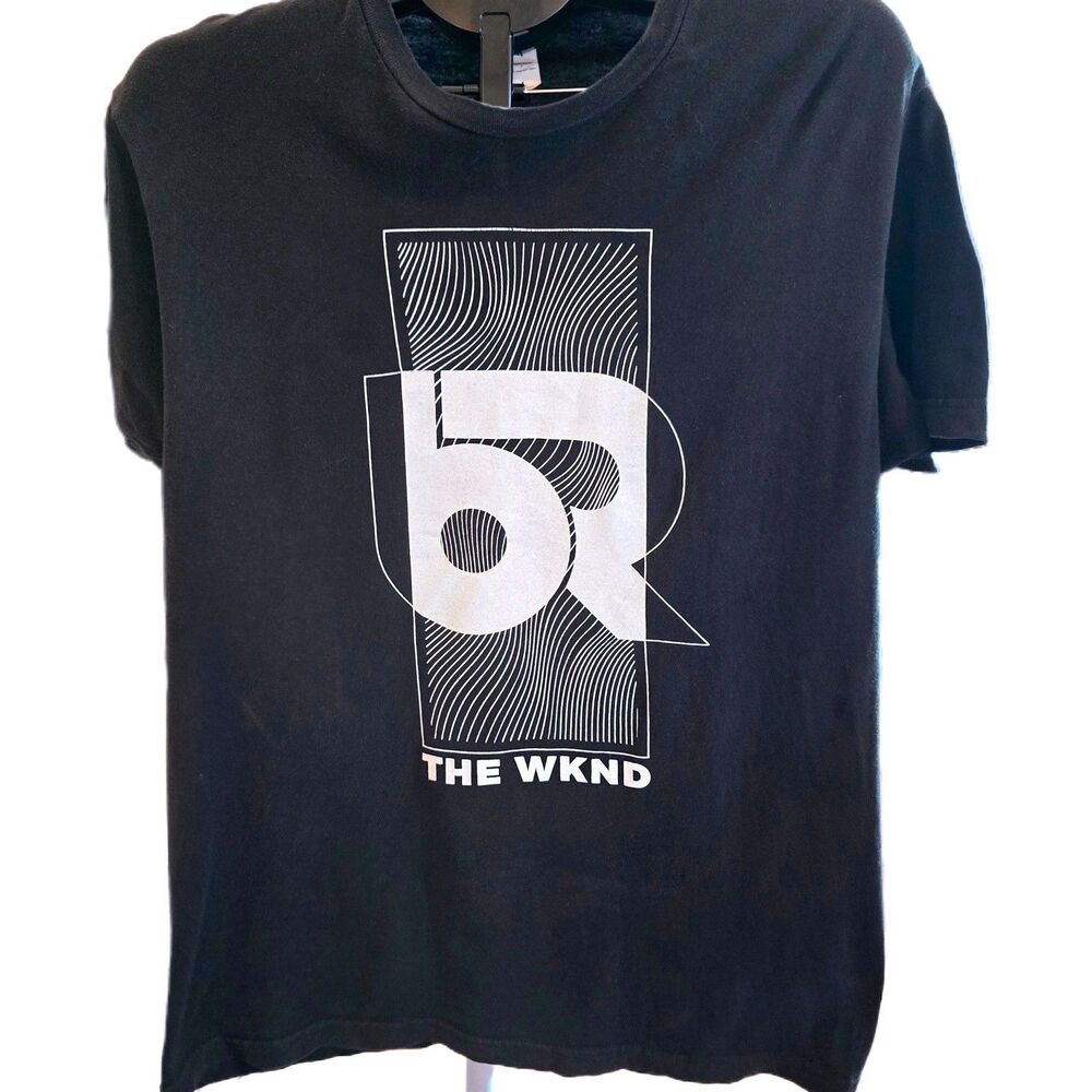 The Weeknd Graphic Concert Tour T Shirt L Black Tultex 202 Modern Pop Music XO